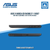 ASUS X1400EA-EB1943WS I7-1165G7/4GB+4GB/512GB NVME | BEST FOR STUDENTS AND FREELANCERS LAPTOP