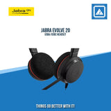 JABRA EVOLVE 20 USBA/USBC HEADSET