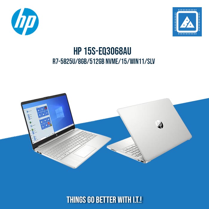 HP 15S-EQ3068AU(7Q7J3PA) R7-5825U/8GB/512GB NVMe | BEST FOR STUDENTS AND FREELANCERS