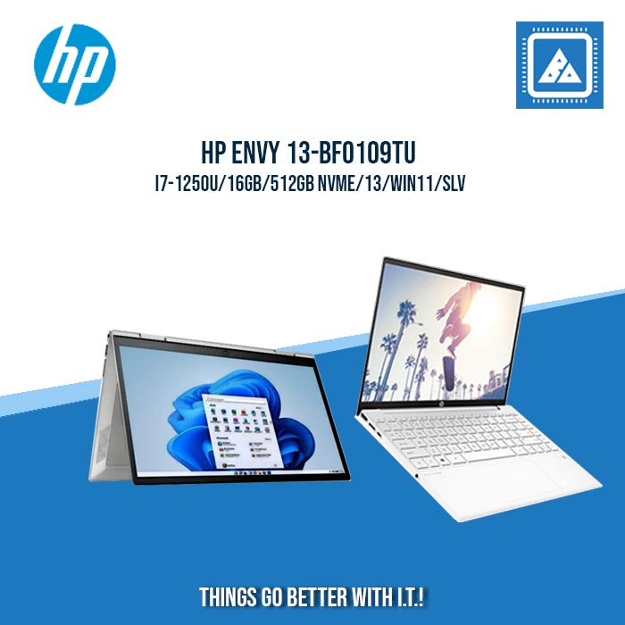 HP ENVY 13-BF0109TU i7-1250U/16GB/512GB NVMe | BEST FOR STUDENTS AND FREELANCERS