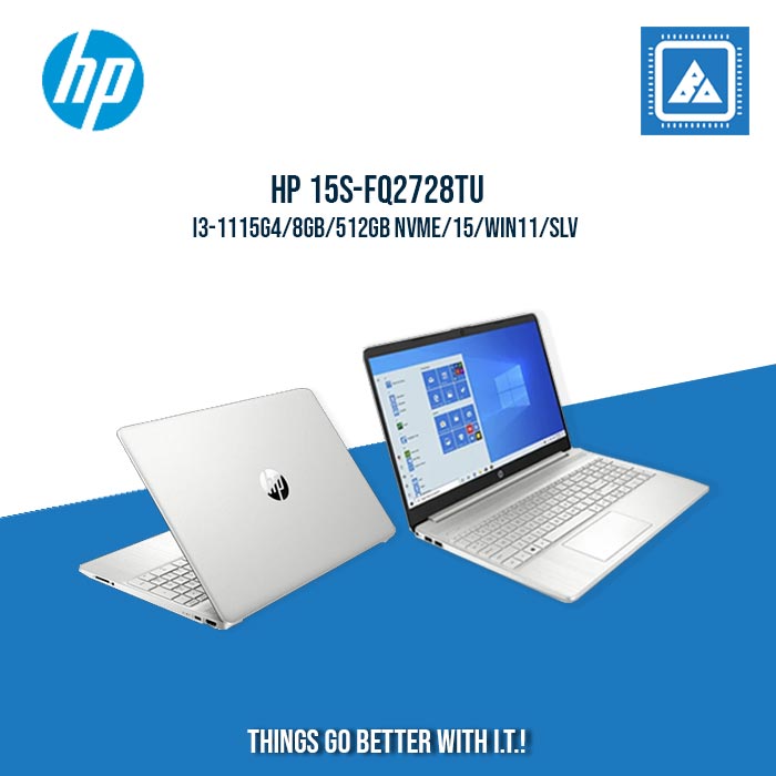 HP 15S-FQ2728TU  I3-1115G4/8GB/512GB NVMe | BEST FOR STUDENTS