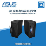 ASUS S501MD-312100001WS DESKTOP - I3-12100/8GB/1TB+256GB NVME/W11H/OFC21HS