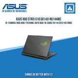 ASUS ROG STRIX G18 G814JI-N6144WS I9-13980HX/8GB+8GB/1TB NVME/4070 8GB | BEST FOR GAMING AND AUTOCAD LAPTOP