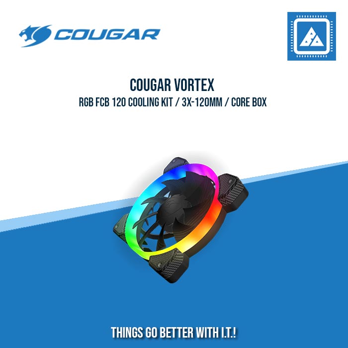 COUGAR VORTEX RGB FCB 120MM HDB COOLING FAN