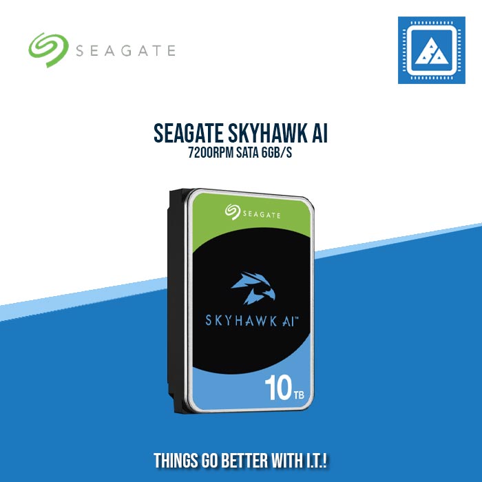 SEAGATE SKYHAWK AI 7200RPM SATA 6GB/S 10TB – BlueArm Computer Store
