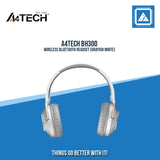 A4TECH BH300 WIRELESS BLUETOOTH HEADSET (GRAYISH WHITE)