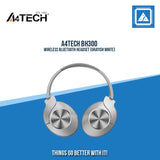 A4TECH BH300 WIRELESS BLUETOOTH HEADSET (GRAYISH WHITE)