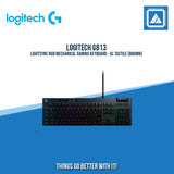 LOGITECH G813 LIGHTSYNC RGB MECHANICAL GAMING KEYBOARD - GL TACTILE (BROWN)