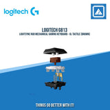 LOGITECH G813 LIGHTSYNC RGB MECHANICAL GAMING KEYBOARD - GL TACTILE (BROWN)