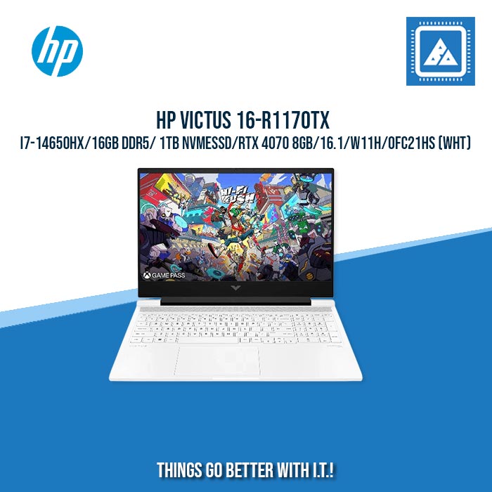 HP VICTUS 16-R1170TX i7-14650HX/16GB DDR5/ 1TB NVMeSSD | BEST FOR FREELANCER AND GAMING LAPTOP