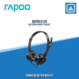 RAPOO H120 USB STEREO HEADSET (BLACK)