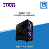 NZXT H7 ELITE MID TOWER CASE W/ TEMPERED GLASS (BLACK)