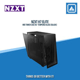 NZXT H7 ELITE MID TOWER CASE W/ TEMPERED GLASS (BLACK)
