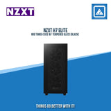 NZXT H7 ELITE MID TOWER CASE W/ TEMPERED GLASS (BLACK)