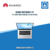 HUAWEI MATEBOOK D 15 I5-1155G7/8GB/512GB SSD | BEST FOR STUDENTS AND FREELANCERS LAPTOP