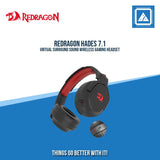 REDRAGON HADES 7.1 VIRTUAL SURROUND SOUND WIRELESS GAMING HEADSET