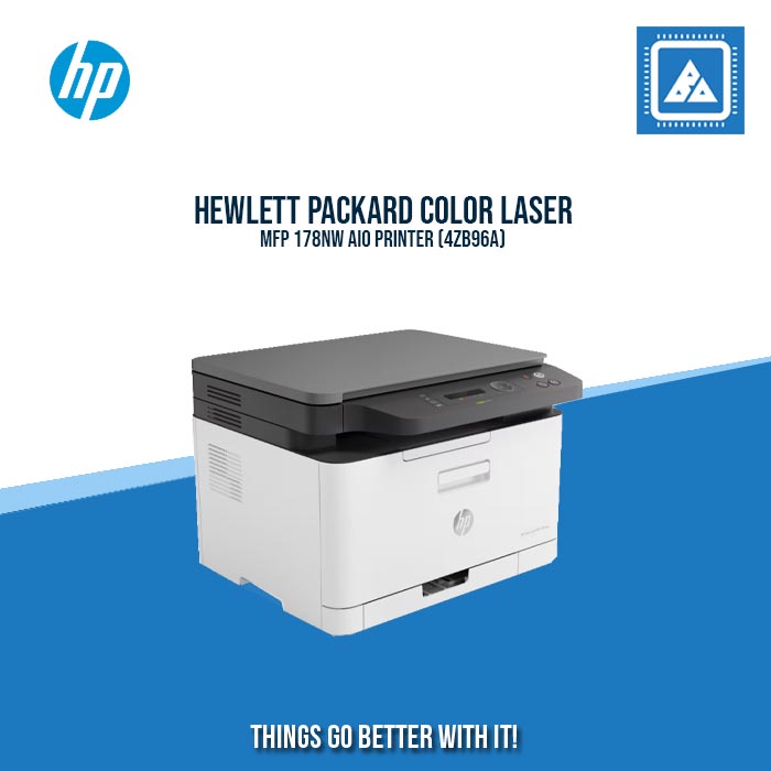 HEWLETT PACKARD COLOR LASER MFP 178NW AIO PRINTER (4ZB96A)