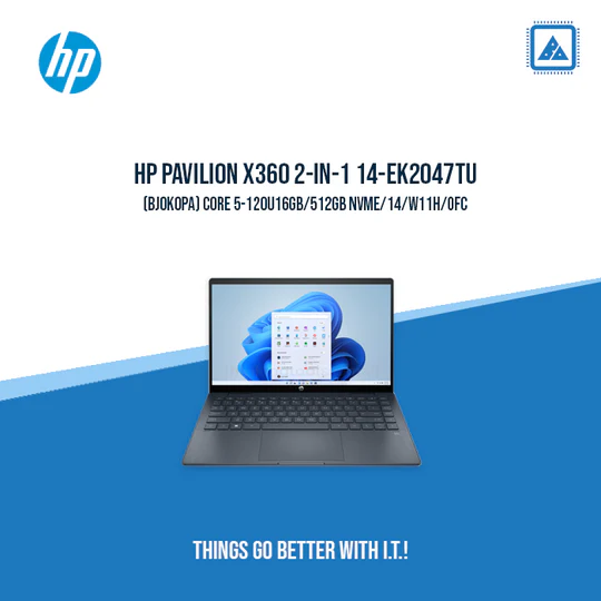 HP PAVILION X360 2-IN-1 14-EK2047TU (BJ0K0PA) BEST FOR MULTITASKING