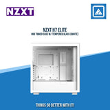 NZXT H7 ELITE MID TOWER CASE W/ TEMPERED GLASS (WHITE)