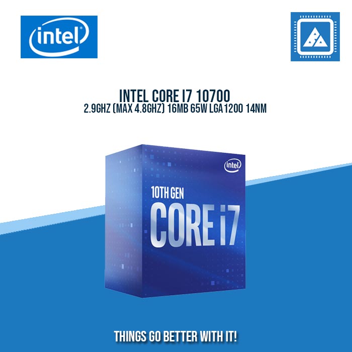 INTEL CORE I7 10700 2.9GHZ (MAX 4.8GHZ) 16MB 65W LGA1200 14NM