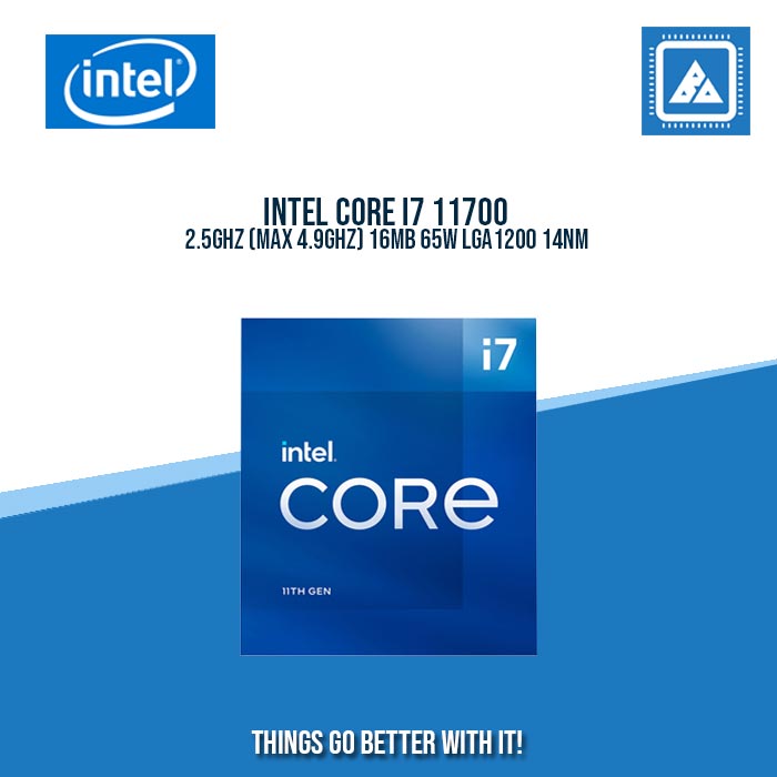 INTEL CORE I7 11700 2.5GHZ (MAX 4.9GHZ) 16MB 65W LGA1200 14NM