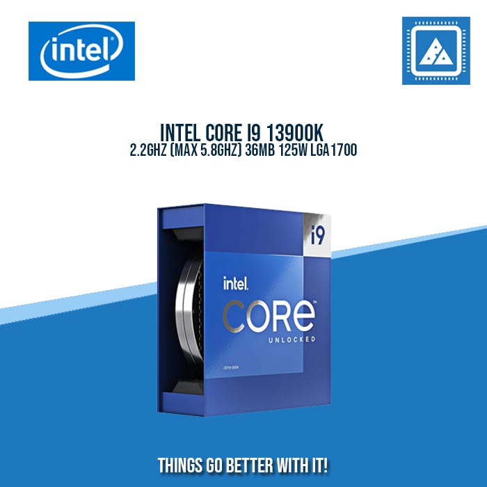 INTEL CORE I9 13900K 2.2GHZ (MAX 5.8GHZ) 36MB 125W LGA1700