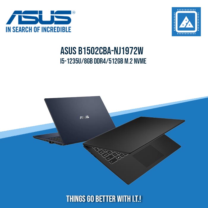 ASUS ExpertBook B1 B1502CBA-NJ1972W  i5-1235U/8GB DDR4/512GB M.2 NVMe | BEST FOR STUDENTS AND FREELANCERS