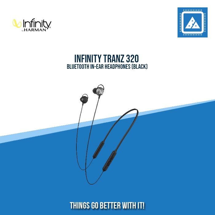 INFINITY TRANZ 320 BLUETOOTH IN-EAR HEADPHONES (BLACK)