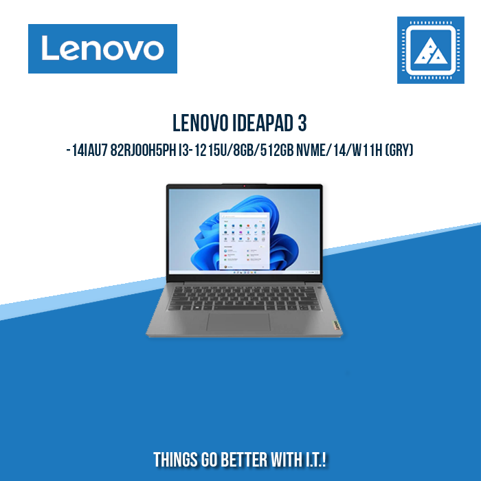 LENOVO IDEAPAD 3-14IAU7 82RJ00H5PH I3-1215U/8GB/512GB NVME | BEST FOR STUDENTS |