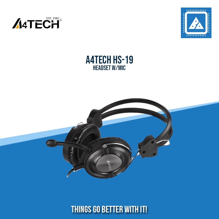 A4TECH HS-19 HEADSET W/MIC