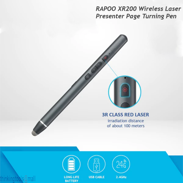 RAPOO XR200 WIRELESS PRESENTER