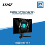 MSI G255F 24.5" FHD LED RAPID IPS GAMING MONITOR 180HZ 1MS WLMNT (2XHDMI, DP)