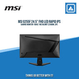 MSI G255F 24.5" FHD LED RAPID IPS GAMING MONITOR 180HZ 1MS WLMNT (2XHDMI, DP)