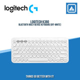 LOGITECH BLUETOOTH MULTI-DEVICE KEYBOARD K380 (OFF-WHITE)