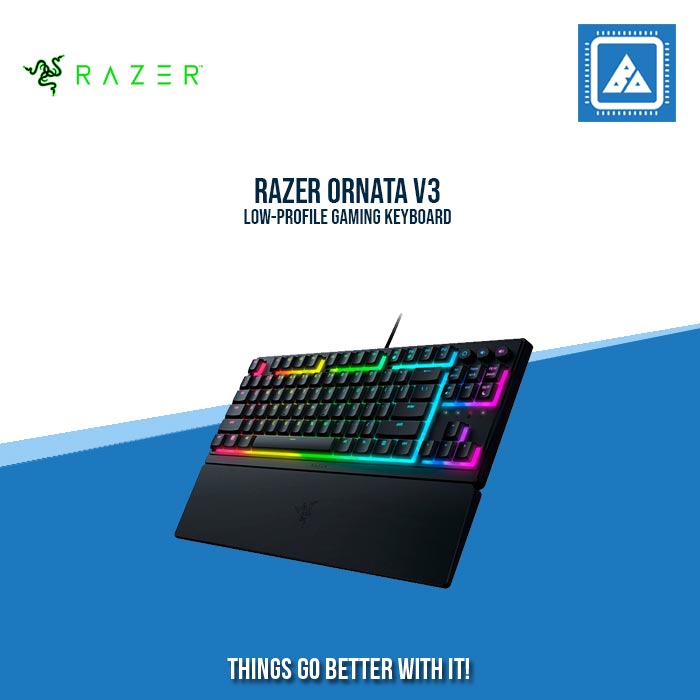 Razer Ornata v3 X: Slim and Low Profile Keyboard 