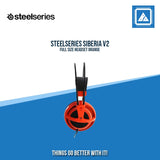 STEELSERIES SIBERIA V2 FULL SIZE HEADSET ORANGE