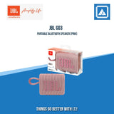JBL GO3 PORTABLE BLUETOOTH SPEAKERS