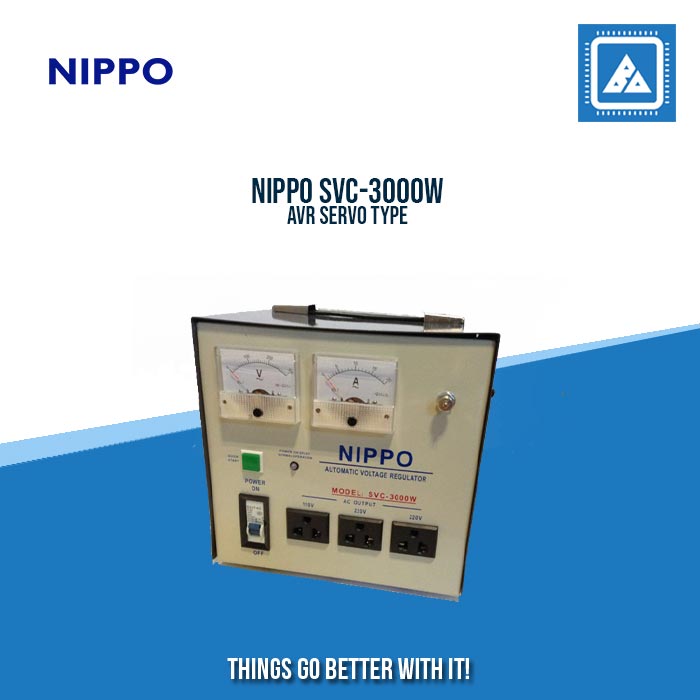 NIPPO SVC-3000W AVR SERVO TYPE