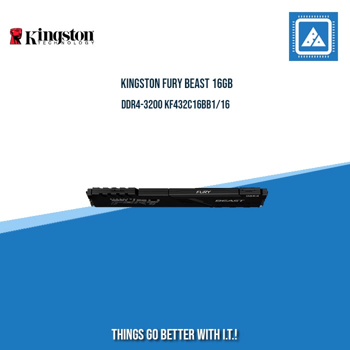 KINGSTON FURY BEAST 16GB DDR4-3200 KF432C16BB1/16