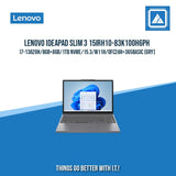 LENOVO IDEAPAD SLIM 3 15IRH10-83K100H6PH I7-13620H/8GB+8GB/1TB NVME | BEST FOR FREELANCER