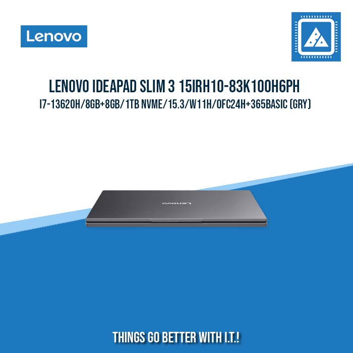 LENOVO IDEAPAD SLIM 3 15IRH10-83K100H6PH I7-13620H/8GB+8GB/1TB NVME | BEST FOR FREELANCER