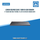 LENOVO IDEAPAD SLIM 3 15IRH10-83K100H6PH I7-13620H/8GB+8GB/1TB NVME | BEST FOR FREELANCER
