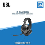 JBL QUANTUM 300 WIRED 3.5MM OVER-EAR GAMING HEADSET (BLACK)