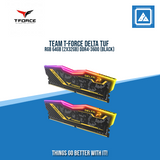 TEAM T-FORCE DELTA TUF RGB 64GB (2X32GB) DDR4-3600 (BLACK)