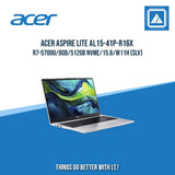 ACER ASPIRE LITE AL15-41P-R16X R7-5700U/8GB/512GB NVME [ BEST FOR FREELANCERS ]
