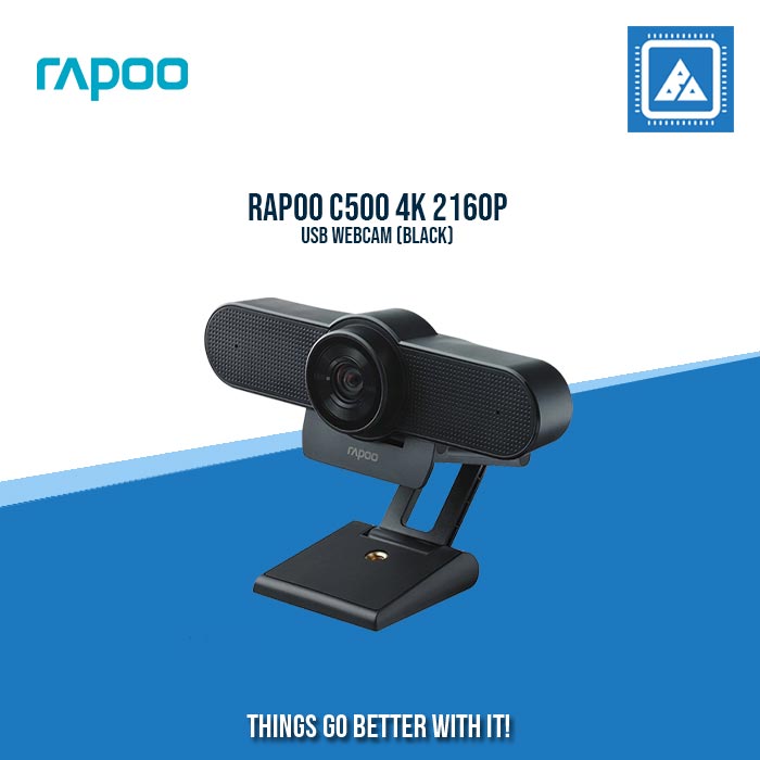 RAPOO C500 4K 2160P USB WEBCAM (BLACK)