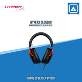 HYPERX CLOUD III GAMING HEADSET (BLACK/RED)