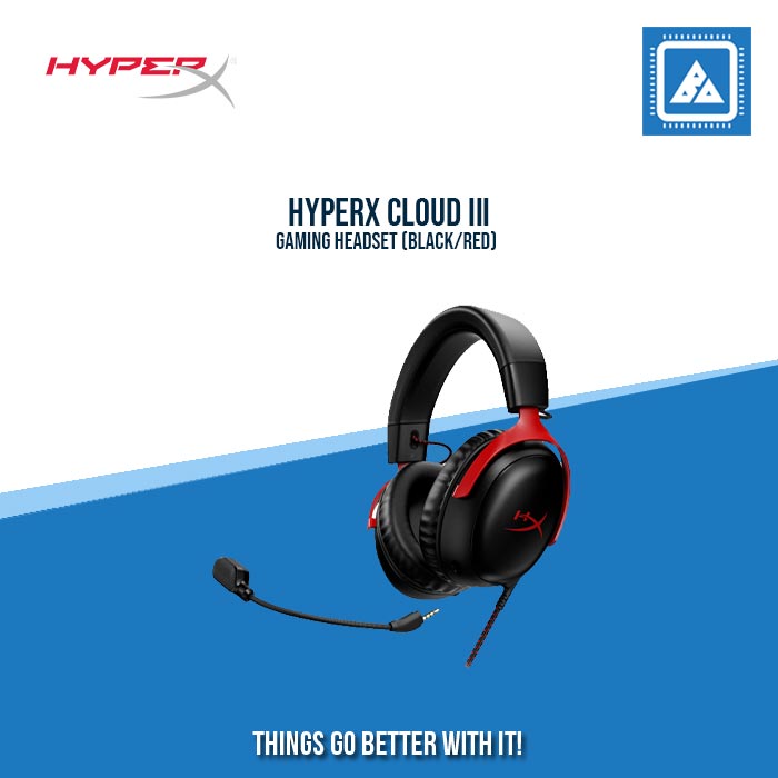 HYPERX CLOUD III GAMING HEADSET (BLACK/RED)