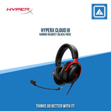 HYPERX CLOUD III GAMING HEADSET (BLACK/RED)