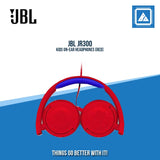 JBL JR300 KIDS ON-EAR HEADPHONES (RED)